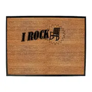 Rock Rocking Chair - Funny Novelty Doormat Man Cave Floor mat