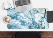 3D Abstract Blue 131 Texture Non-slip Office Desk Mouse Mat Keyboard Game