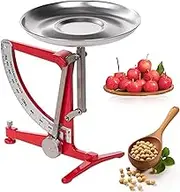 Mechanical Kitchen Scale 1kg, Precision Stainless Steel Balance with Aluminum Tray, No Batteries Needed, Ideal for Cooking, Baking, Labs & Scientific Measurements red