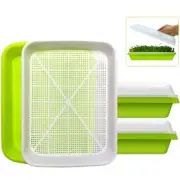 2-Pack BPA Free Seed Sprouter Tray for Healthy Wheatgrass Growing
