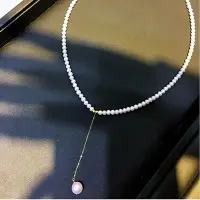 在飛比找Yahoo!奇摩拍賣優惠-【巧品珠寶】 18K 天然南洋珍珠 簡約設計款 項鍊