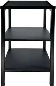Ogodo (Three-layer Design). Black adjustable dumbbell rack. Multi-functional fitness equipment storage rack, storage and organization device for adjustable weight in home gym, capacity 800 pounds