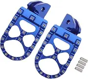Motorcycle Foot Peg Foot Rest Dirt Bike Foot Pegs For Sur Ron Light Bee S/X For Segway X260 X160 For Talaria Sting MX3 MX4 XXX Taparia Foot Pedals Rests (Blue)