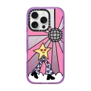 iPhone 16 Pro Impact Case MagSafe Compatible Disco Star Girl