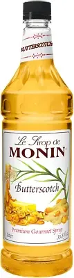 Monin Butterscotch Syrup, 1 Litre