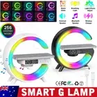 300mAh LED Lamp Bluetooth Speaker Wireless Charger RGB Alarm Clock Night Light