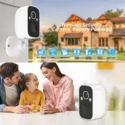 2K Wireless Security Camera Rechargeable Home Wifi IP AI Night Two-Way Audio