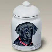 Black Labrador Retriever Treat Jar