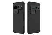 For Google Pixel 8 Pro Case, CamShield Series Slim Stylish Protective Case with Slide Camera Cover (Black)