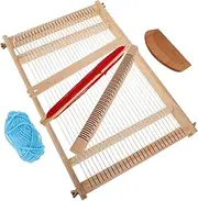 MUELODSIC Loom Kit Knitting Blanket Hanging Weaving Kit for Macrame Weaving Looms Weaving Tool Wooden