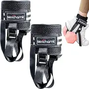 Adjustable Foot Weights Ankle Straps Dumbbell Attachment for Feet - Leg Curl Kickbacks, Leg Extensions Booty Workouts