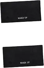 BESPORTBLE Dual-Sided Makeup Mat Table Cover Protector 40cm x 80cm for Vanity and Workbench - Black Rectangular Desk Pad for Makeup Application and