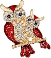 [BESTYASH] Owl Shape Brooch Pin Enamel Lapel Pin Fashion Brooch for Women Perfect for Casual and Formal Wear
