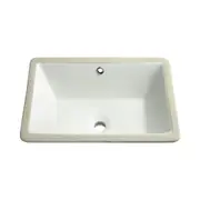 525x345x180mm Bathroom Vanity White Ceramic Wash Basin Insert Sink Under Mounted