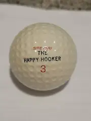 THE HAPPY HOOKER GOLF BALL - SPECIAL - VINTAGE - NEVER USED!!