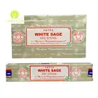 Satya Nag Champa White Sage Incense Sticks Home Meditation 12 Pack Bulk