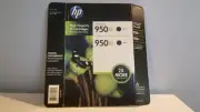 HP OfficeJet 950 XL Black for OfficeJet 8100 & 8600 - New 2-Pack Genuine