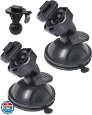 Glucrean Suction Cup Mount for Yi Dash Cam 2.7', Uniden Dashcam, Black Box G1