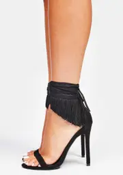 [Lemon Drop by Privileged] Garrison Fringe Heels