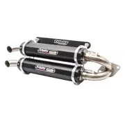 Trinity Black Stage 5 Dual Slip On Exhaust Polaris RZR RS1 RS 1