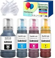 GREENARK Compatible GR502 T502 Refill Bottle Ink (4 Packs)