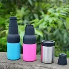 Beer Bottle Holder with Cola Opener Beer Cooler Water Bottle Non-slip Home Goods