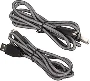 3DS USB Charger Cable, Replacement Power Charging Cord Cable for 2DS 3DS 3DS XL New 3DS New 3DS XL New 2DSXL NDSI NDSI LL, Power Charging Leads 1.5m 4.9ft, 2Pcs