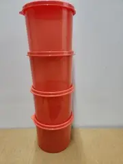 Tupperware Small Storage Cannisters Set Of 4