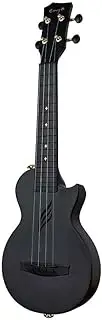 Enya Nova U Carbon Soprano Ukulele - 21" - Accessories, Gig Bag - Black