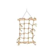Nature Island Hanging Jute Rope Climbing Wall Bird Toy