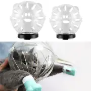 Cat Muzzle and Boots Anti Bite Cat Breathable Hood AntiLicking Clear Cat ❀