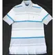 美國品牌Tommy Hilfiger 白底藍條紋短袖POLO衫