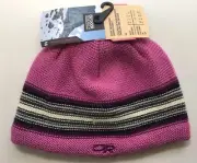 Outdoor Research Girls' Spitsbergen Beanie Med/Large 6-12 Yrs Crocus/Orchid NWT