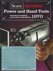 1970 Sears Craftsman Power and Hand Tools Catalog FREE SHIPPING B & W