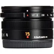 Panasonic Leica DG Summilux 15mm f/1.7 Black