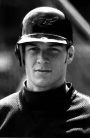 Brady Anderson Baltimore Orioles looks on 1990s Old Photo 1