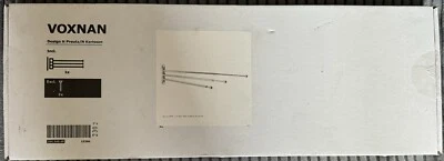 Brand New IKEA VOXNAN Chrome 3 Bars Towel Holder 65x3 cm (25 ½x1 ¼ ") 204.345.49