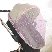 Baby Net,Protective Mesh Netting Portable Crib - Full Cover Stroller Tent, Breathable Baby Pram Net for Outdoor Travel