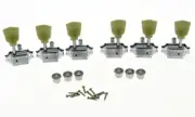 *NEW Wilkinson WJ44-CR 3x3 Tulip Key TUNERS String Through Modern Post Chrome