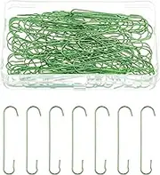 Hooks 20pcs 2.36x0.51 inch C Shaped Christmas Tree Ornament Hooks Bendable Metals Ornament Hangers Hooks with S, f