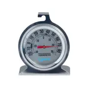 Cuisena Stainless Steel Fridge & Freezer Thermometer - Silver.