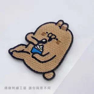 JzFun / 醜白兔 刺繡裝飾貼 (醜醜咖的點心時間 )