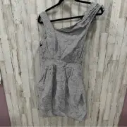 NWT Cynthia Rowley Stripe Linen Silk Dress
