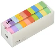 Kamoi Processing Paper Masking Tape mt MT10P003R Set of 10 Colors 0.6 inches