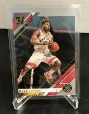 2019/20 Panini Clearly Donruss KYLE LOWRY GOLD FOIL PARALLEL SP Raptors #41