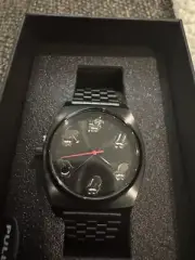 RARE!!! Nixon Rolling Stones Time Teller All Black Watch A1356-001-00