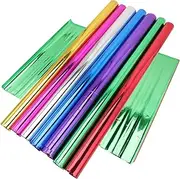 CULPRT Birthday Wrapping Paper 70 Sheets Flash Wrapping Paper Bulk Wrapping Paper Wrapping Roll Party Gift Wrapping Paper Glitter Paper Abs Present Wrapping Paper,Home Decoration