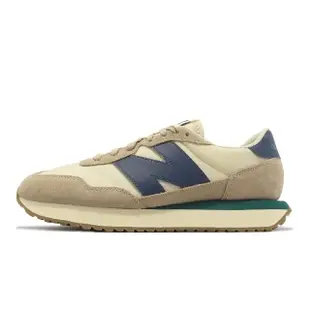 【NEW BALANCE】休閒鞋 237 男鞋 女鞋 棕 藍 綠 麂皮 情侶鞋 復古 NB 紐巴倫(MS237CN-D)