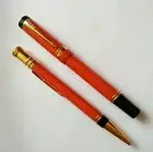 Parker Duofold Set Special Edition Orange Rollerball Pen & 0.9 Pencil New In Box