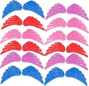 12 Pairs Roller Skate Wings Children Shoes Wings Shoes Decoration Shoe Decoration Wings Shoe Wings Accessory Roller Skates for Kids Skates Wings Children's Shoes Soft Rubber Patch